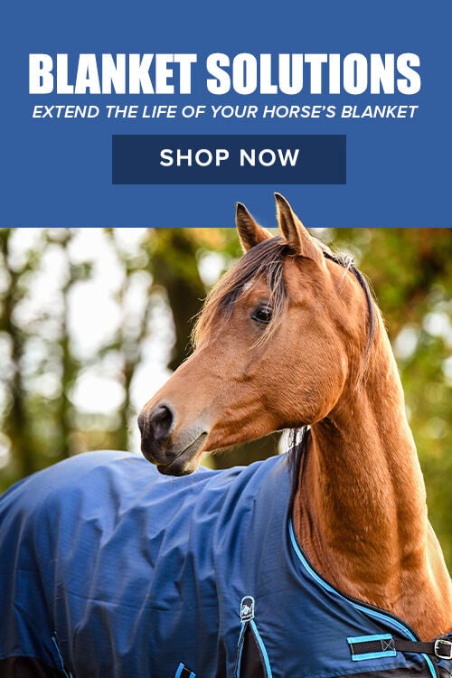 Blanket Solutions: Extend the Life of Your Horse's Blanket. Shop Now.