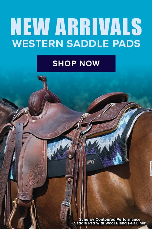 New Arrivals: Western Saddle Pads. Shop Now.