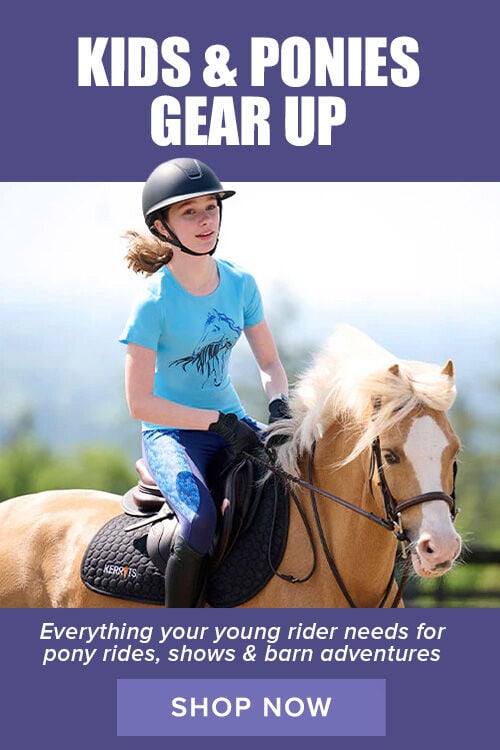 Kids & Ponies Gear Up: Everything your young rider needs for pony rides, shows & barn adventures. Shop now.