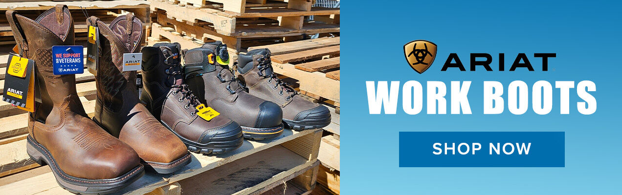 Ariat Work Boots. Shop Now.