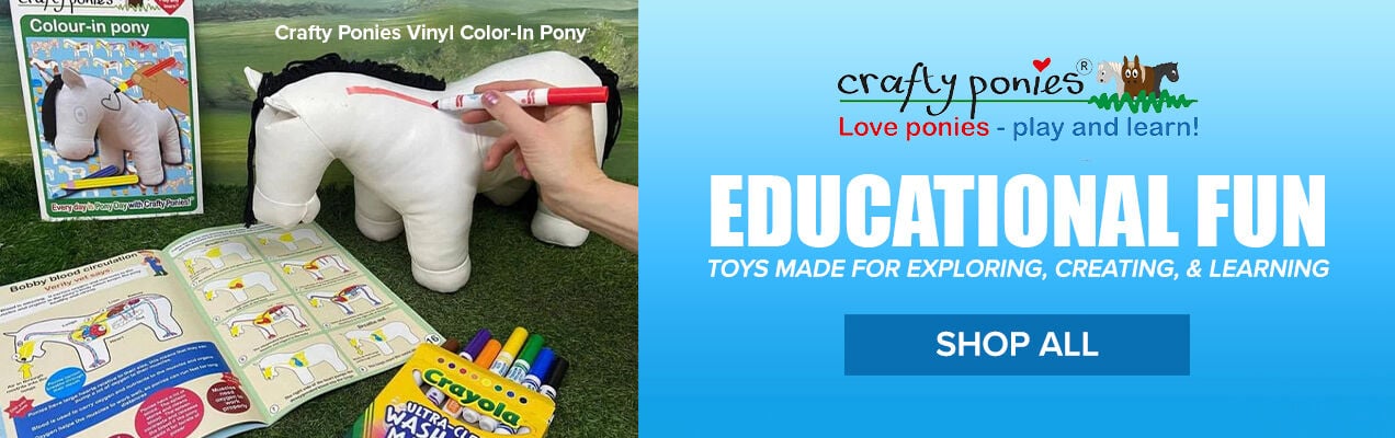 Crafty Ponies: Educational Fun: Toys Made for Exploring, Creating & Learning