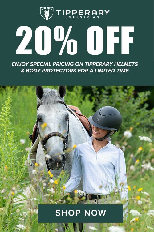 Tipperary 20% Off: Enjoy Special Pricing on Tipperary Helmets & Body Protectors for a Limited Time. Shop Now.