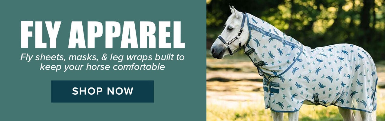 Fly Apparel: Fly sheets, masks & leg wraps built to keep your horse comfortable. Shop Now.