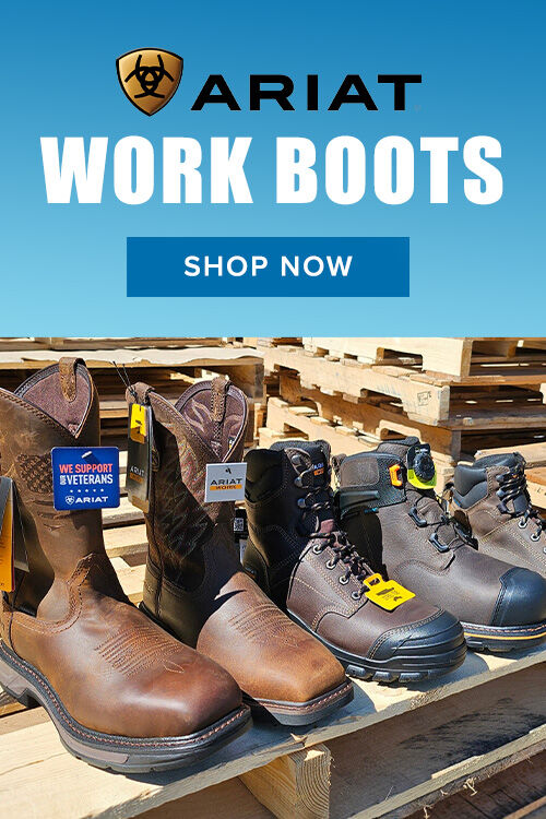 Ariat Work Boots. Shop Now.