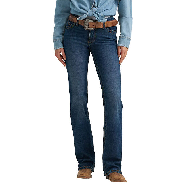Wrangler Women's Ultimate Riding Jean Willow Mid-Rise Bootcut - Lovette image number null