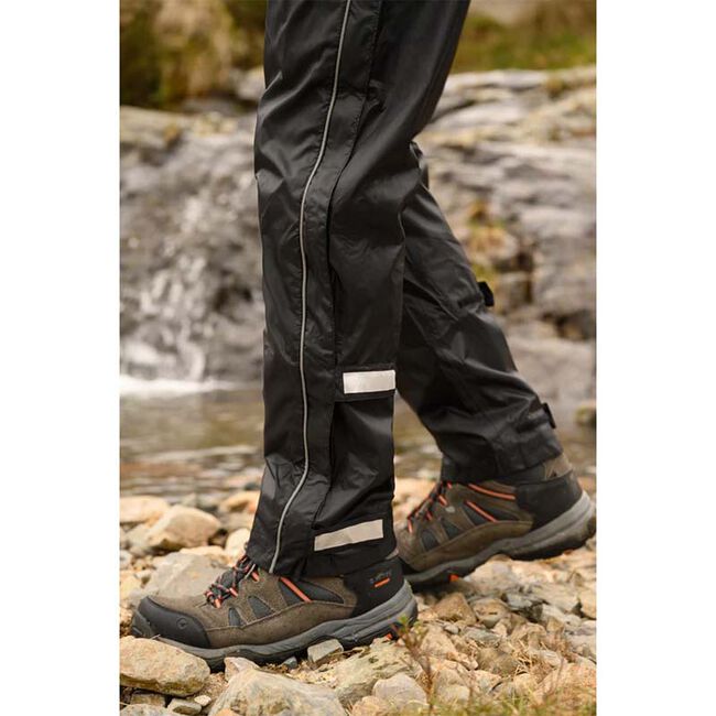 Mac in a Sac Packable Waterproof Full Zip Overpants - Black image number null