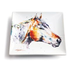 GT Reid Horsehead Ceramic Plate