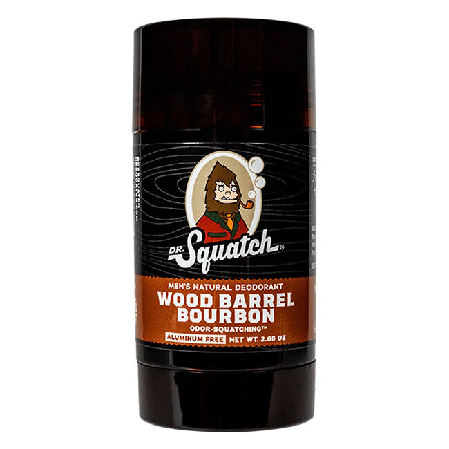 Dr. Squatch Men's Natural Deodorant - Wood Barrel Bourbon - 2.65 oz image number null