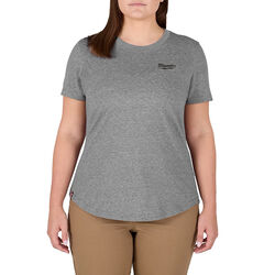 Milwaukee Women's FREEFLEX Hybrid Tee - Gray