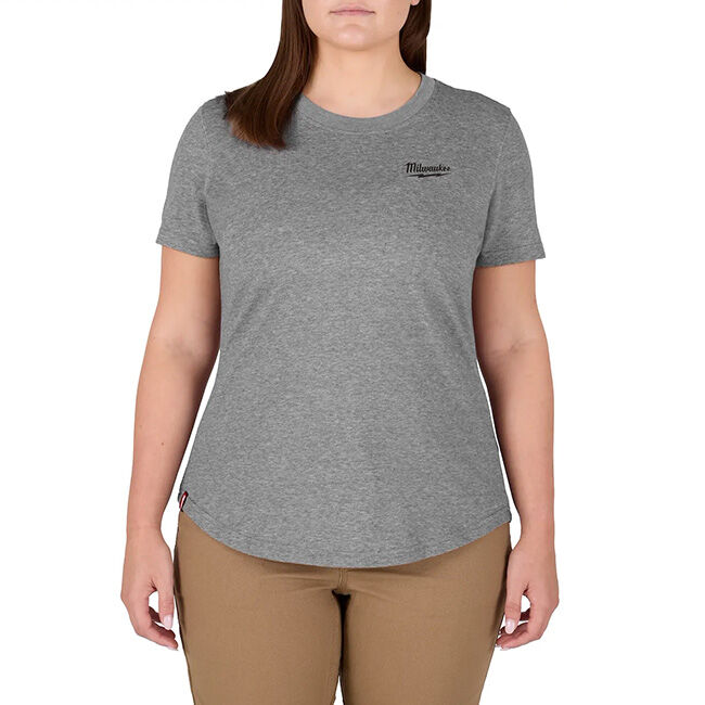 Milwaukee Women's FREEFLEX Hybrid Tee - Gray image number null