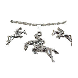 Finishing Touch of Kentucky Earring & Necklace Set - Jumper