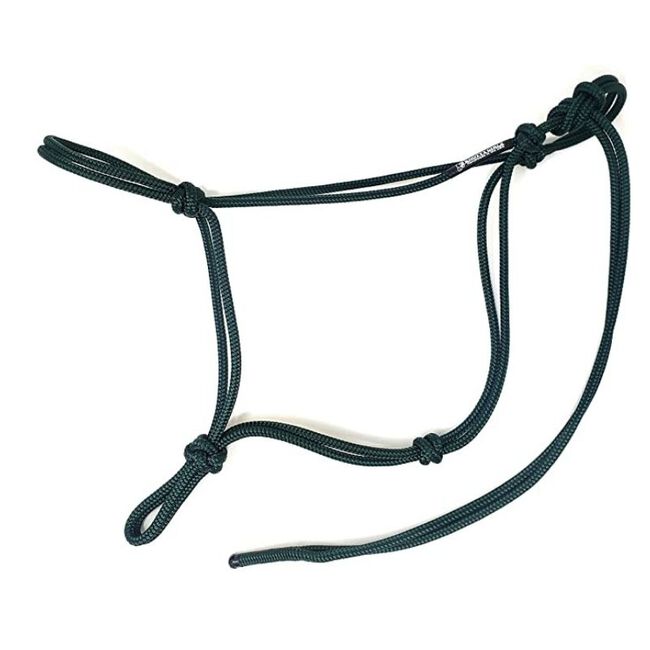 Knotty Girlz Soft 2-Knot Halter - 1/4" Premium Polyester Yacht Braid image number null