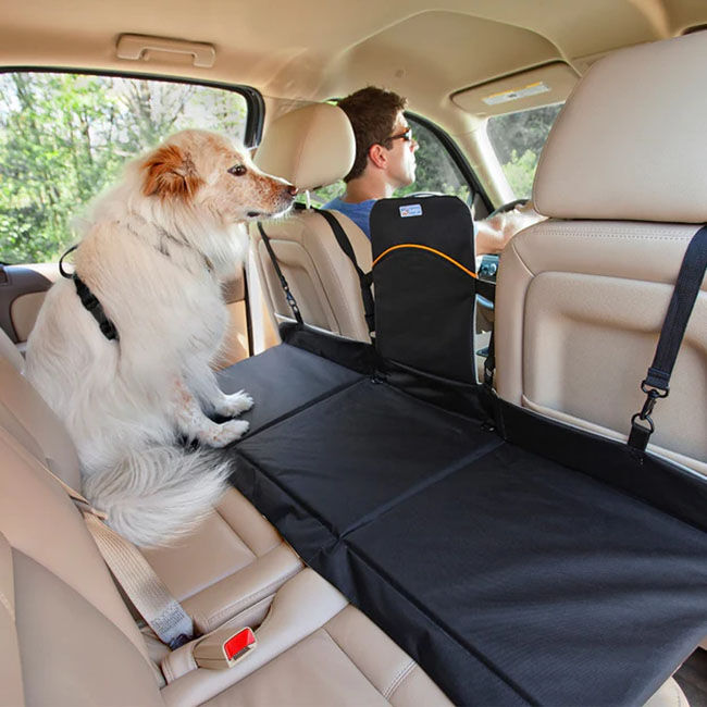 Kurgo Backseat Bridge - Backseat Extender - Black/Charcoal image number null