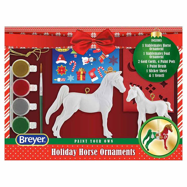Breyer 2021 Holiday Paint Your Horse Ornament Craft Kit image number null