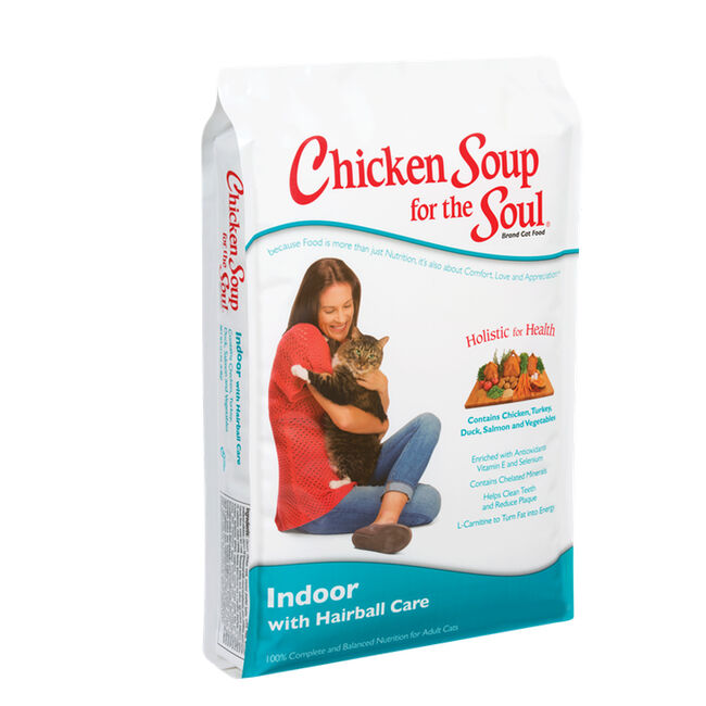 Chicken Soup Indoor with Hairball Care Dry Cat Food image number null