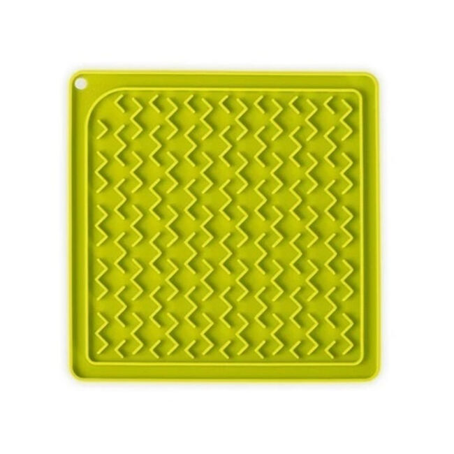 Messy Mutts 8" x 8" Silicone Therapeutic Lick Mat - Assorted Colors image number null