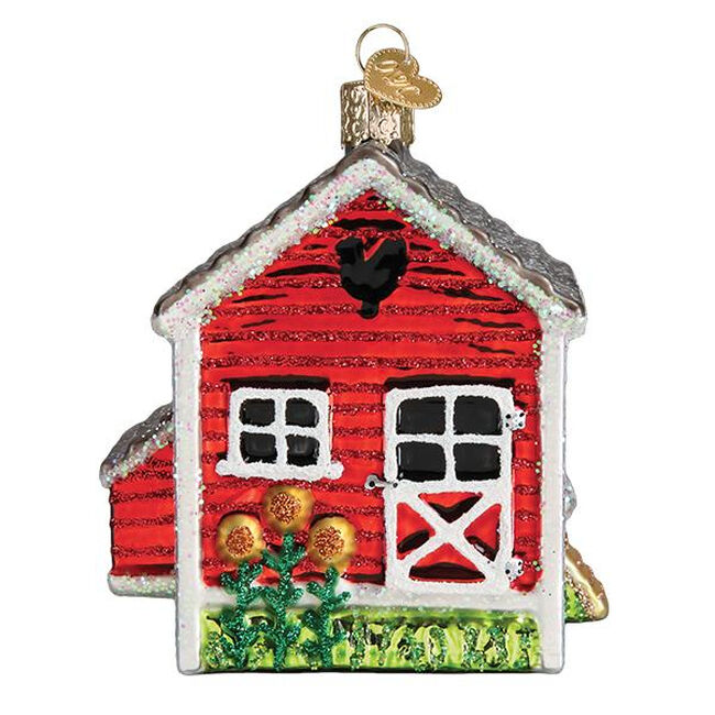 Old World Chicken Coop Ornament image number null