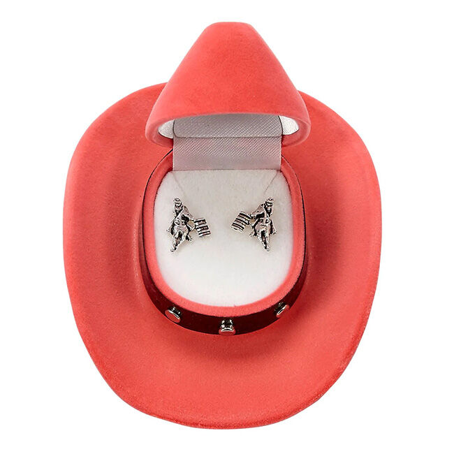 AWST International Sterling Silver Barrel Racing Earrings image number null