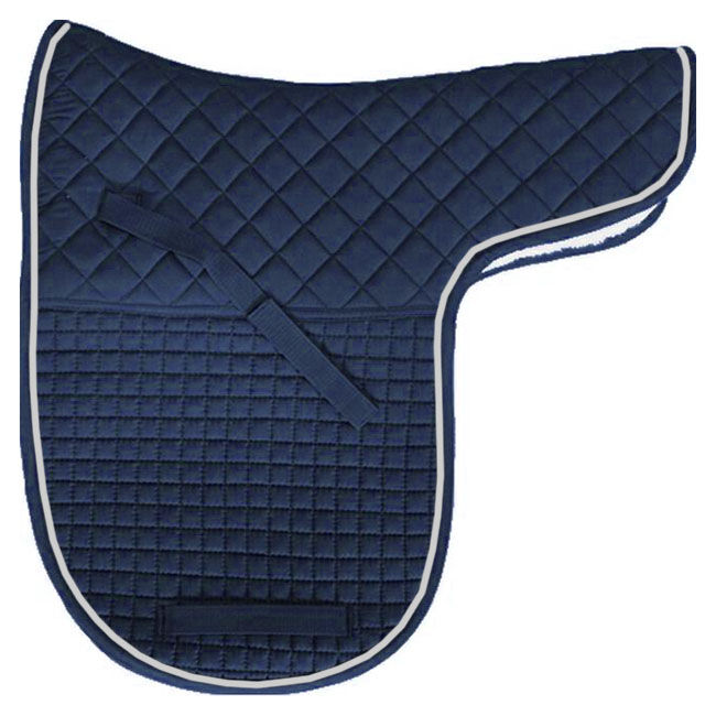 PRI Double Back Cotton Quilted Contour Dressage Pad image number null