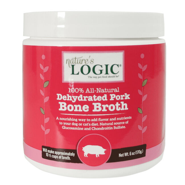 Nature's Logic Dehydrated Bone Broth - Pork Formula - 6 oz image number null