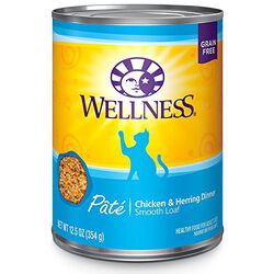 Wellness Chicken & Herring Pate Canned Cat Food