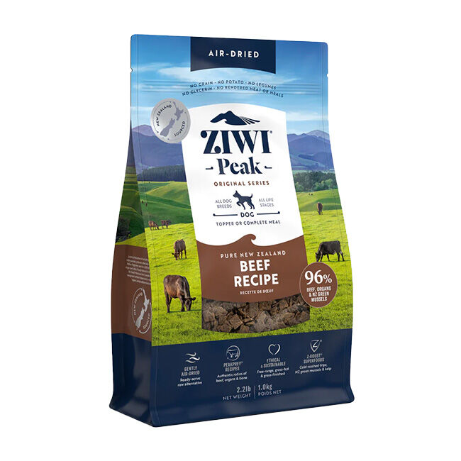 Ziwi Peak Air-Dried Dog Food - Beef Recipe image number null