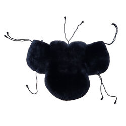 Fleeceworks Sheepskin Deluxe Western Seat Saver - Black