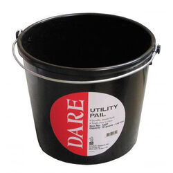 Dare Products 10-Quart Utility Pail - Black