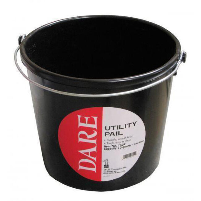 Dare Products 10-Quart Utility Pail - Black image number null