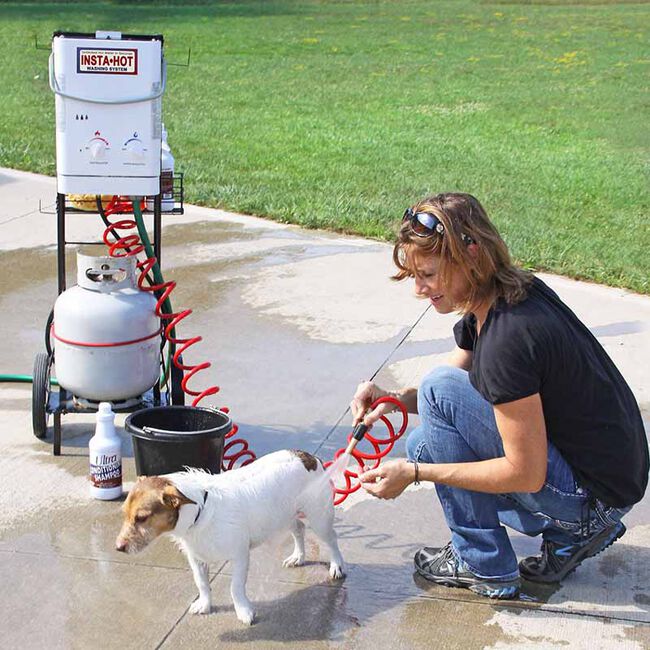 Insta-Hot Portable Equine Washing System with Cart & Basket image number null