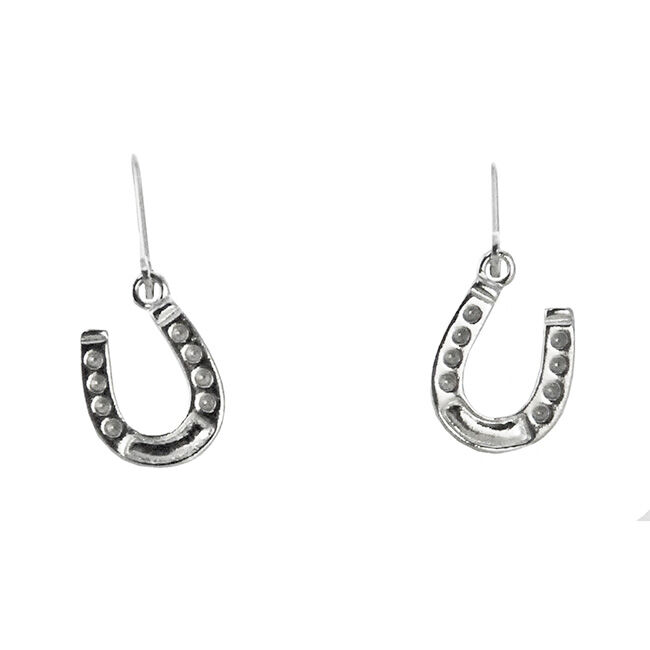 Finishing Touch of Kentucky Horseshoe Silver Dangle Earrings image number null