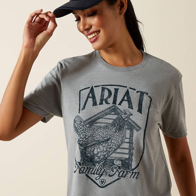 Ariat Women's Family Farm T-Shirt - Iceberg image number null