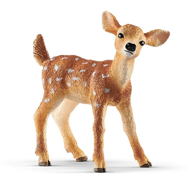 Schleich White-Tailed Fawn Toy image number null