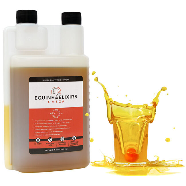 Equine Elixirs OM3GA - Omega-3 Fatty Acid Support image number null