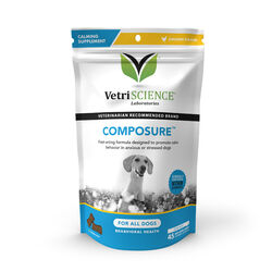 VetriScience Composure Calming Chews for Dogs - Chicken Flavor - 45-Count