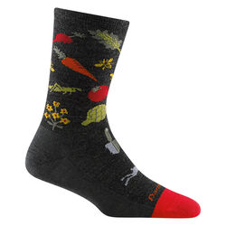 Darn Tough Women's Farmer's Market Crew Lightweight Lifestyle Sock - Charcoal