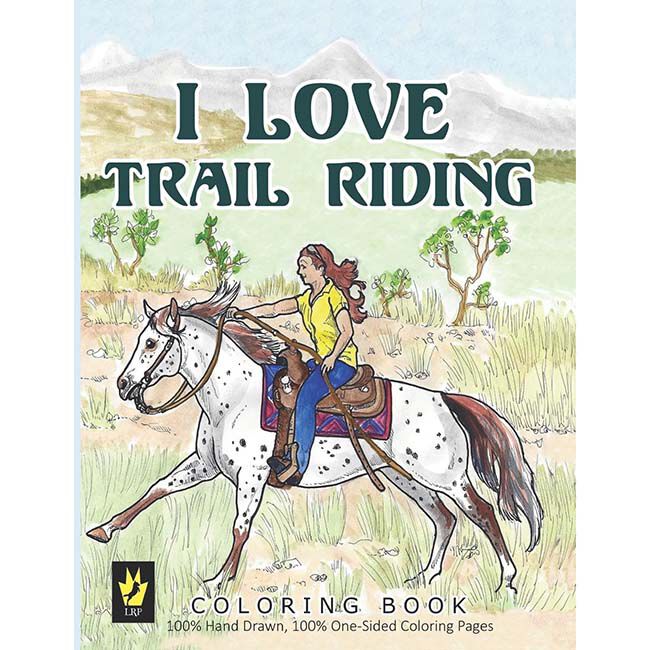 I Love Trail Riding Coloring Book image number null