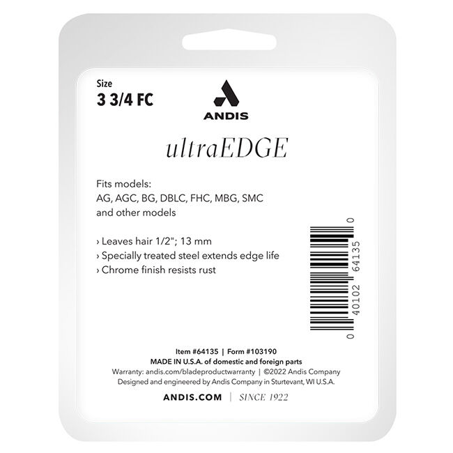 Andis UltraEdge Blade - 3-3/4 FC (1/2", 13mm) image number null