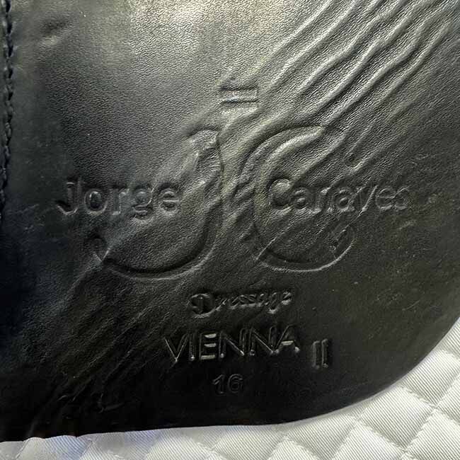 Used Jorge Canaves Vienna Dressage Saddle - 16" image number null