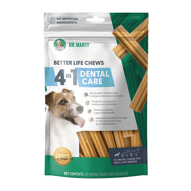 Dr. Marty Better Life Chews - Dental Care Sticks for Dogs image number null