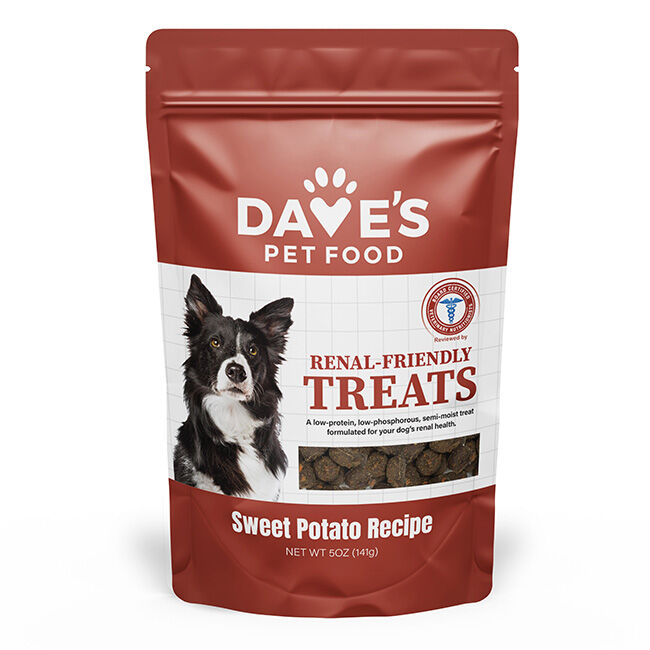 Dave's Pet Food Renal-Friendly Dog Treats - Sweet Potato Recipe - 5 oz image number null