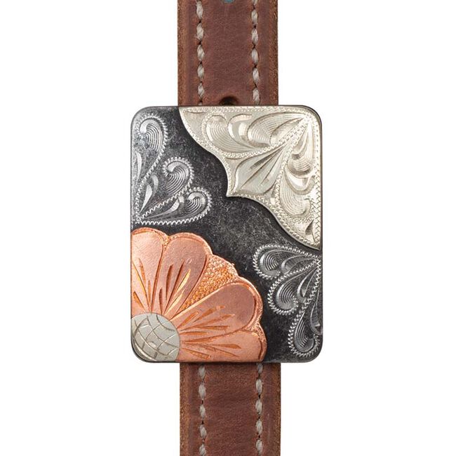 Weaver Equine ProTack Browband Headstall with Designer Hardware image number null