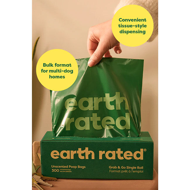 Earth Rated Poop Bags - Bulk Single Roll - Unscented image number null