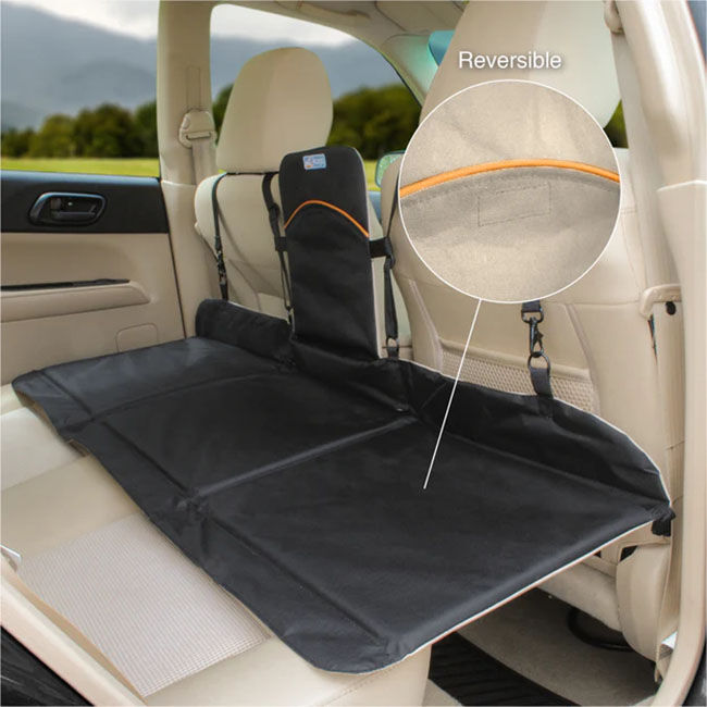 Kurgo Backseat Bridge - Backseat Extender - Black/Charcoal image number null
