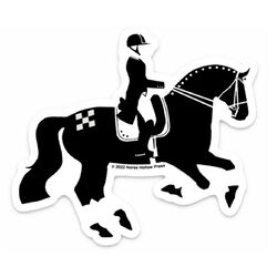 Horse Hollow Press Magnet - "Dressage"