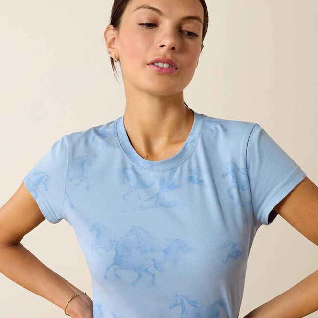 Ariat Women's Mirage T-Shirt - St. Tropez Mirage image number null