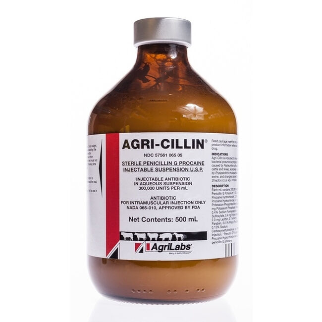 Agri-Cillin 500-ML Injectible Antibiotic image number null