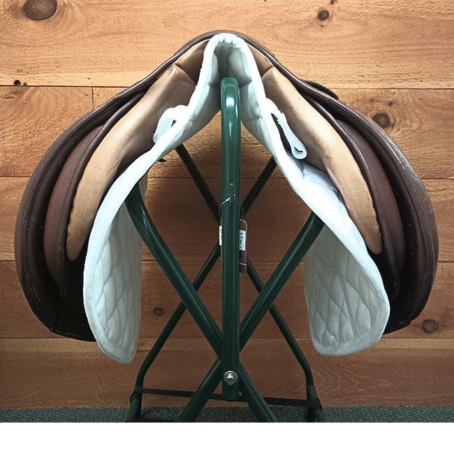 Used Pessoa GenX Close Contact Saddle - Oakbark - 17" image number null