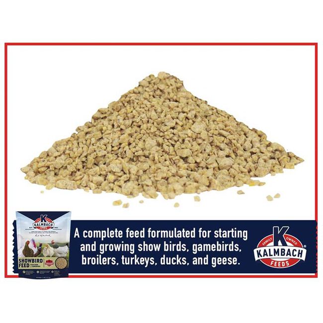 Kalmbach Feeds Show Poultry & Gamebird Starter & Grower - 5 lb image number null