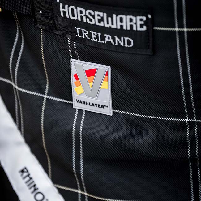 Horseware Rhino Wug with Vari-Layer (250g Medium) - Black Check image number null